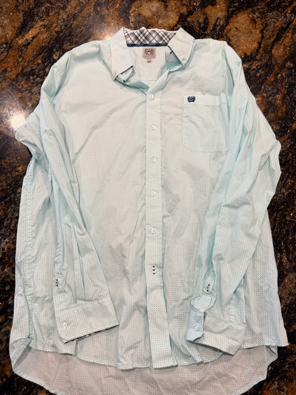 Cinch button up